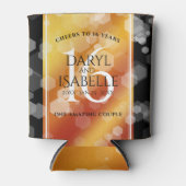 Rafraîchisseur Pour Canette Élégant 16ème anniversaire de Mariage de Topaz d'o (Devant)