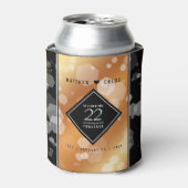 Rafraîchisseur Pour Canette Élégant 22e anniversaire de Mariage de cuivre (Can devant)