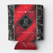 Rafraîchisseur Pour Canette Élégant 42e anniversaire du Mariage Jasper (Dos)