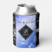 Rafraîchisseur Pour Canette Élégant 45e anniversaire de Mariage Sapphire (Can devant)