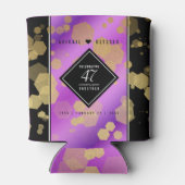 Rafraîchisseur Pour Canette Élégant 47e anniversaire du Mariage Améthyste (Dos)