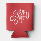 Rafraîchisseur Pour Canette Elégant Be Joyful Holiday Design (Devant)
