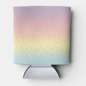 Rafraîchisseur Pour Canette Elégant dégradé de points de parties scintillant e (Devant)