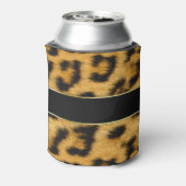 Rafraîchisseur Pour Canette Élégant Empreinte de léopard Monogram Script - Can (Can Dos)