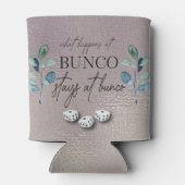 Rafraîchisseur Pour Canette Elégant Eucalyptus Dice Bunco (Dos)