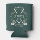 Rafraîchisseur Pour Canette Élégant Golf élégant Par-tee Bachelor Party Custom (Dos)