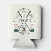 Rafraîchisseur Pour Canette Élégant Golf élégant Par-tee Bachelor Party Custom (Dos)
