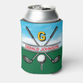Rafraîchisseur Pour Canette Elegant Golf Monogram Design Can Cooler (Can Dos)