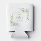 Rafraîchisseur Pour Canette Élégant Mariage de feuillage peut refroidir (Dos)