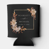 Rafraîchisseur Pour Canette Élégant Mariage noir (Dos)