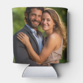 Rafraîchisseur Pour Canette Élégant Mariage photo de superposition de Sheer (Dos)