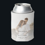 Rafraîchisseur Pour Canette Elégant mariage photo Favor<br><div class="desc">Élégant mariage photo Favor peut refroidir</div>