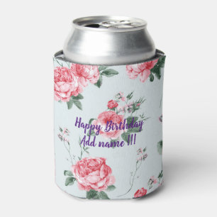 Rafraîchisseur Pour Canette Élégant Moderne Vintage tendance Floral