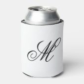 Rafraîchisseur Pour Canette Élégant Monogramme initial (Can devant)