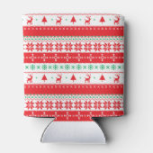 Rafraîchisseur Pour Canette Élégant Motif de Noël | Câble de refroidissement (Dos)