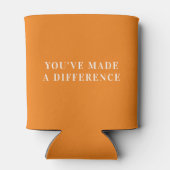 Rafraîchisseur Pour Canette Élégant Orange Retraite Retro Floral (Dos)