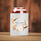 Rafraîchisseur Pour Canette Elégant Rustique Boho Chic Floral Mariage moderne