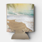 Rafraîchisseur Pour Canette Elégant Soleil Et Plage Blue Ocean (Dos)