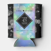 Rafraîchisseur Pour Canette Élégante 43ème anniversaire du Mariage Opal (Devant)