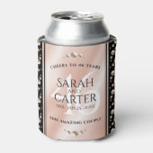 Rafraîchisseur Pour Canette Élégante célébration du 46e anniversaire du Mariag (Can devant)