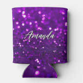 Rafraîchisseur Pour Canette Élégante étincelle de Parties scintillant violet c