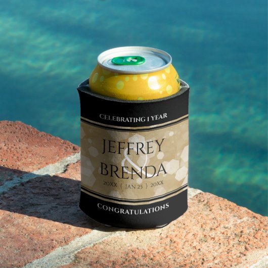 Rafraîchisseur Pour Canette Élégante fête du 1er anniversaire du Mariage de pa (Piscine in situ)