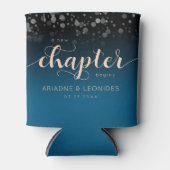 Rafraîchisseur Pour Canette Elégante Pêche Océanique Bleu Mariage Un Nouveau C (Devant)