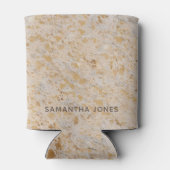 Rafraîchisseur Pour Canette Elégante Vachette Or Personnalisée Moderne (Dos)