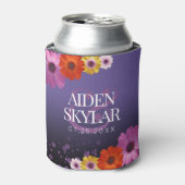 Rafraîchisseur Pour Canette Élégantes marguerites avec Mariage à Parties scint (Can devant)