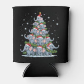 Rafraîchisseur Pour Canette Elephant Christmas Tree Funny Cute Elephant (Devant)
