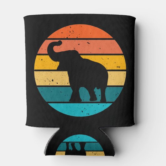 Rafraîchisseur Pour Canette Eléphant rétro (Dos)