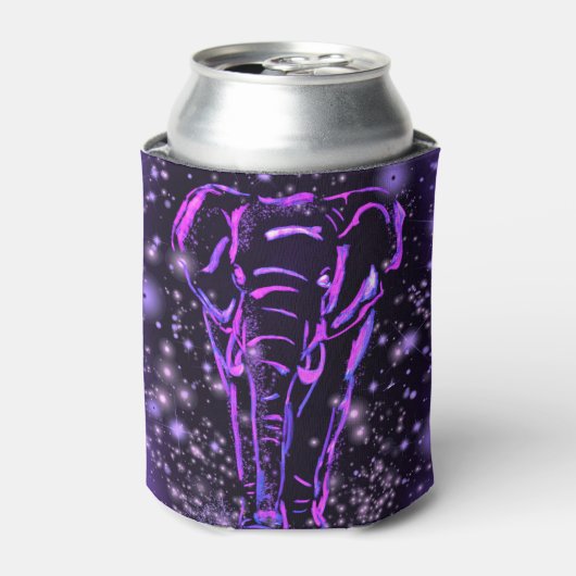 Rafraîchisseur Pour Canette Eléphant violet peut refroidir (Can devant)