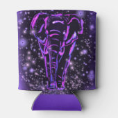 Rafraîchisseur Pour Canette Eléphant violet peut refroidir (Dos)