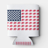 Rafraîchisseur Pour Canette éléphants patriotiques (Dos)