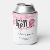 Rafraîchisseur Pour Canette Elle A Dit Enfer Ouais Rose Western Booth Casquett (Can Dos)