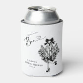 Rafraîchisseur Pour Canette Elle a trouvé son Boo Ghost Floral Réception de ma (Can devant)