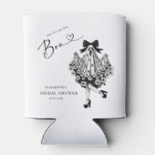 Rafraîchisseur Pour Canette Elle a trouvé son Boo Ghost Floral Réception de ma (Dos)