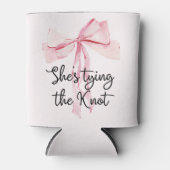 Rafraîchisseur Pour Canette Elle Attache Le Nœud Réception De Mariée (Devant)