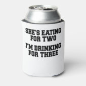 Rafraîchisseur Pour Canette Elle mange pour deux que je bois pour trois (Can Dos)