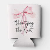 Rafraîchisseur Pour Canette Elle Noue Les Liens Réception De Mariage (Dos)