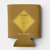 Rafraîchisseur Pour Canette Embarcadère dans la route drôle de panneau de circ (Dos)