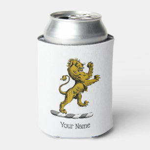 Rafraîchisseur Pour Canette Emblème de crête de lion debout héraldique C