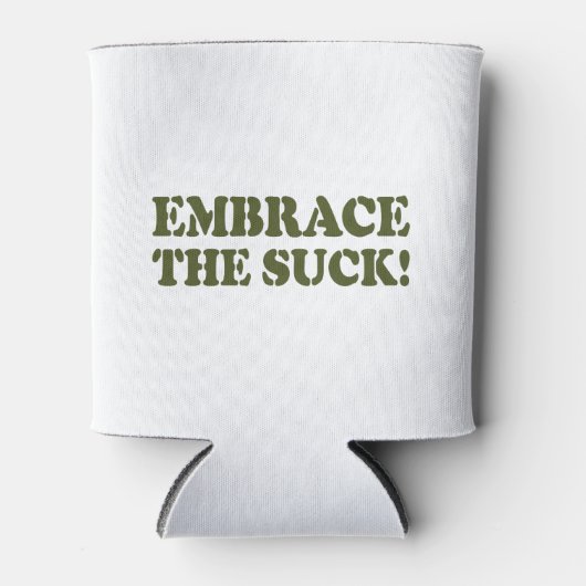 RAFRAÎCHISSEUR POUR CANETTE EMBRASSEZ LE SUCK ! (Devant)