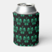 Rafraîchisseur Pour Canette Emerald Green Sparkle Shamrock noir Monogramme (Can Dos)