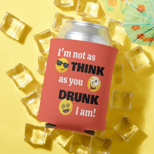 Rafraîchisseur Pour Canette Emoji Drunk (Été in situ)