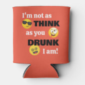 Rafraîchisseur Pour Canette Emoji Drunk (Devant)