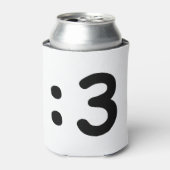 Rafraîchisseur Pour Canette Émoticône face chat : 3 (Can devant)