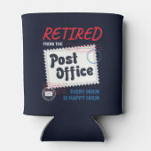 Rafraîchisseur Pour Canette Employé de poste retraité Travailleur collaborateu (Dos)