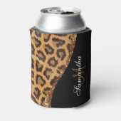 Rafraîchisseur Pour Canette Empreinte de léopard fourrure et Parties scintilla (Can Dos)
