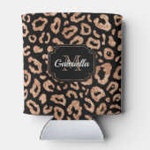 Rafraîchisseur Pour Canette Empreinte de léopard parties scintillant (Dos)